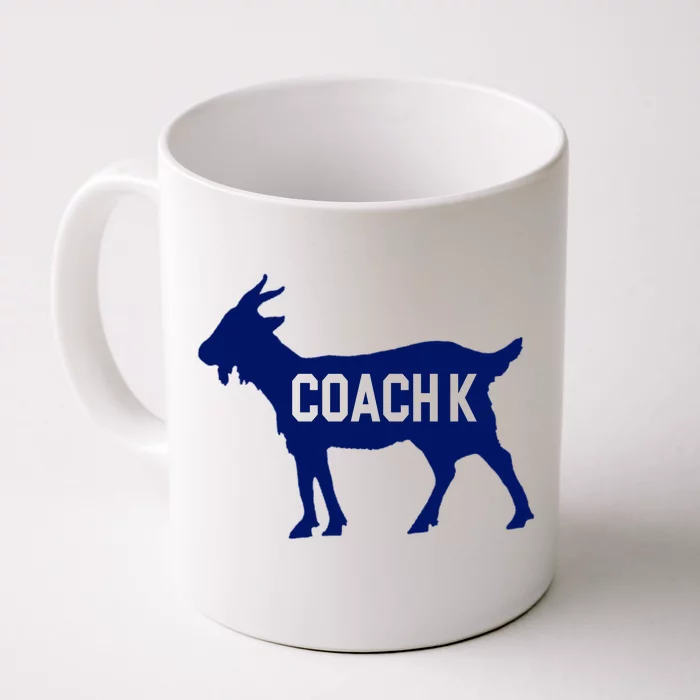 Coach K Goat Front & Back Coffee Mug