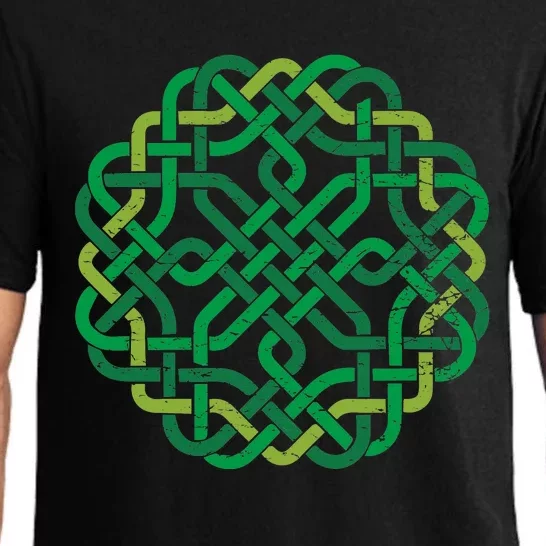 Celtic Knot Gaelic Knotwork St Patrick's Day Pajama Set