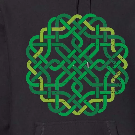 Celtic Knot Gaelic Knotwork St Patrick's Day Premium Hoodie