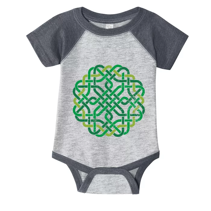 Celtic Knot Gaelic Knotwork St Patrick's Day Infant Baby Jersey Bodysuit