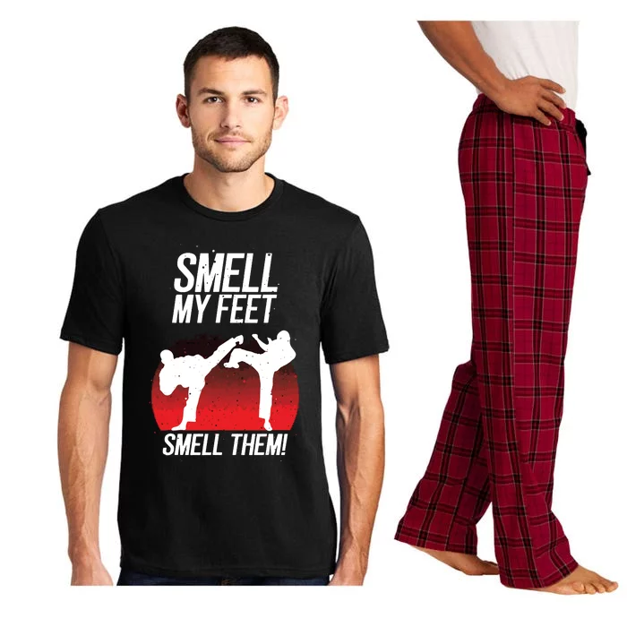 Cool Karate Gift For Funny Smell My Feet Karate Pajama Set