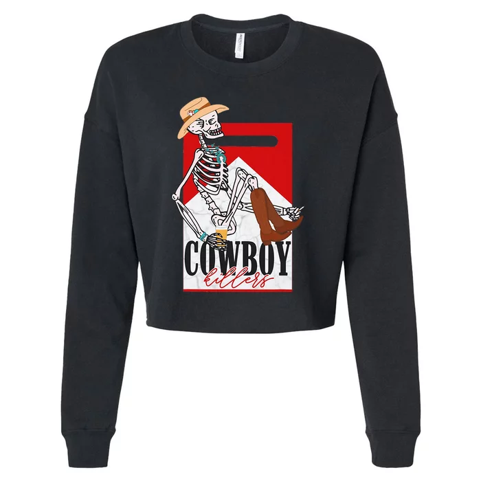 Cowboy Killer Graphic Tee Cropped Pullover Crew