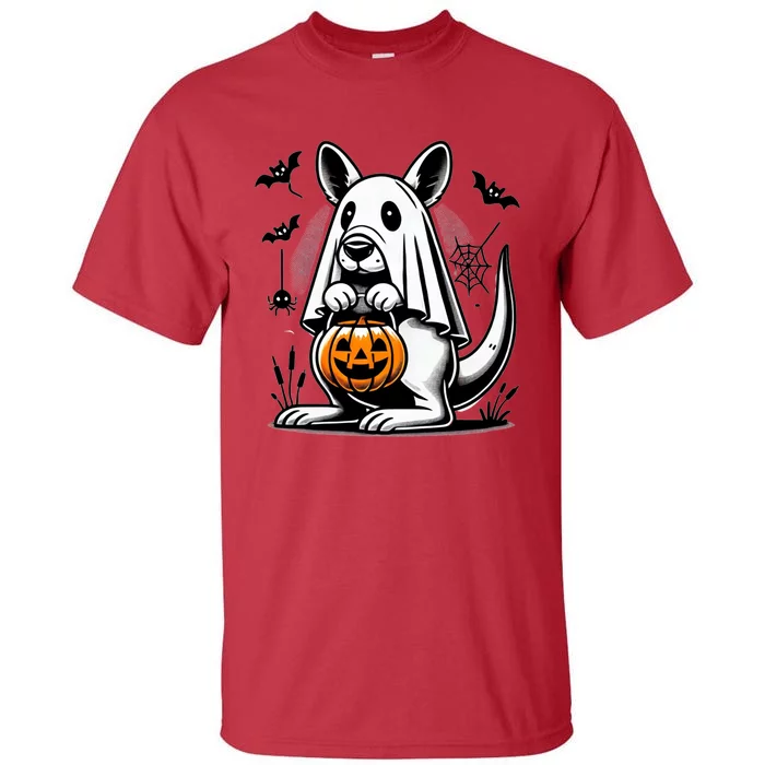 Cute Kangaroo Ghost Funny Halloween Trick Or Treat Tall T-Shirt