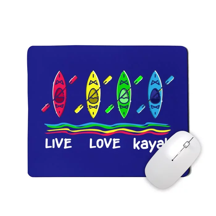 Cool Kayaks Gift For Outdoor Funny Kayaking Boating Cute Gift Mousepad