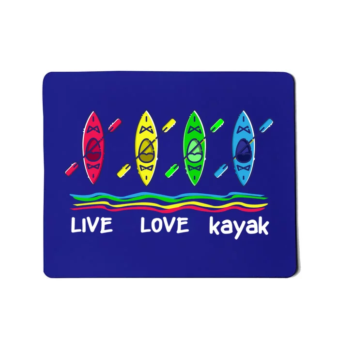 Cool Kayaks Gift For Outdoor Funny Kayaking Boating Cute Gift Mousepad