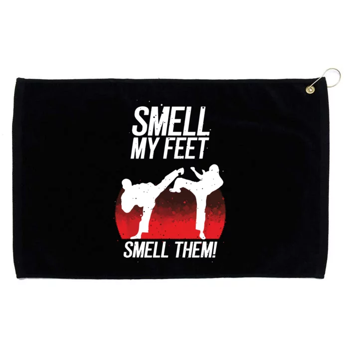 Cool Karate Gift For Boy Girl Funny Smell My Feet Karate Grommeted Golf Towel