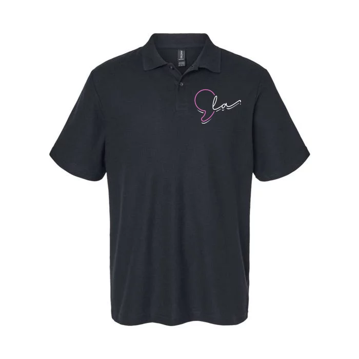 Cute Kamala Harris Comma La Softstyle Adult Sport Polo