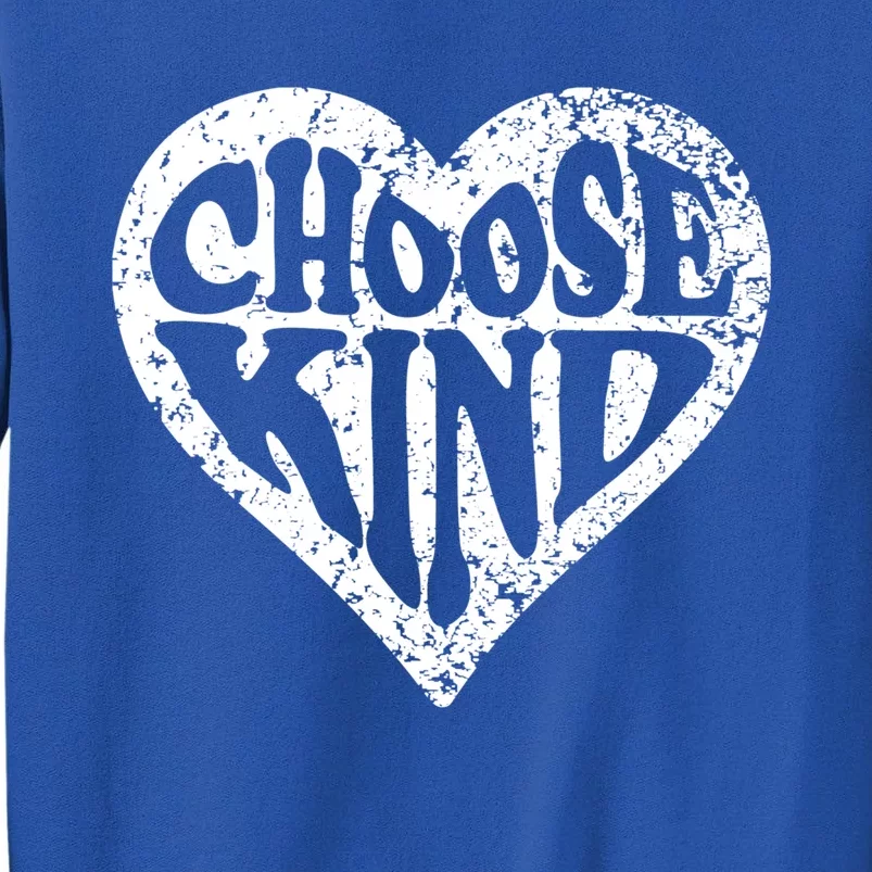 Choose Kind Heart Choose Kindness Anti Bullying Unity Day Funny Gift Tall Sweatshirt