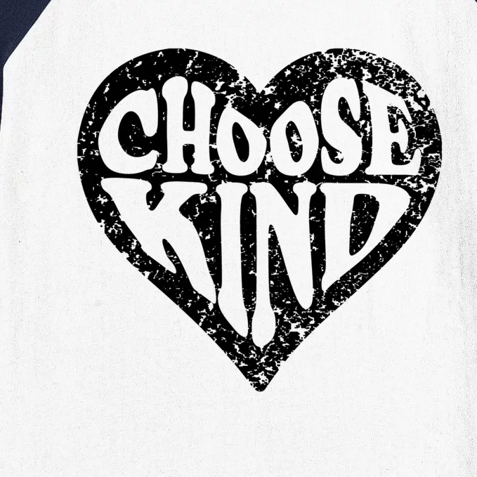 Choose Kind Heart Choose Kindness Anti Bullying Unity Day Funny Gift Baseball Sleeve Shirt