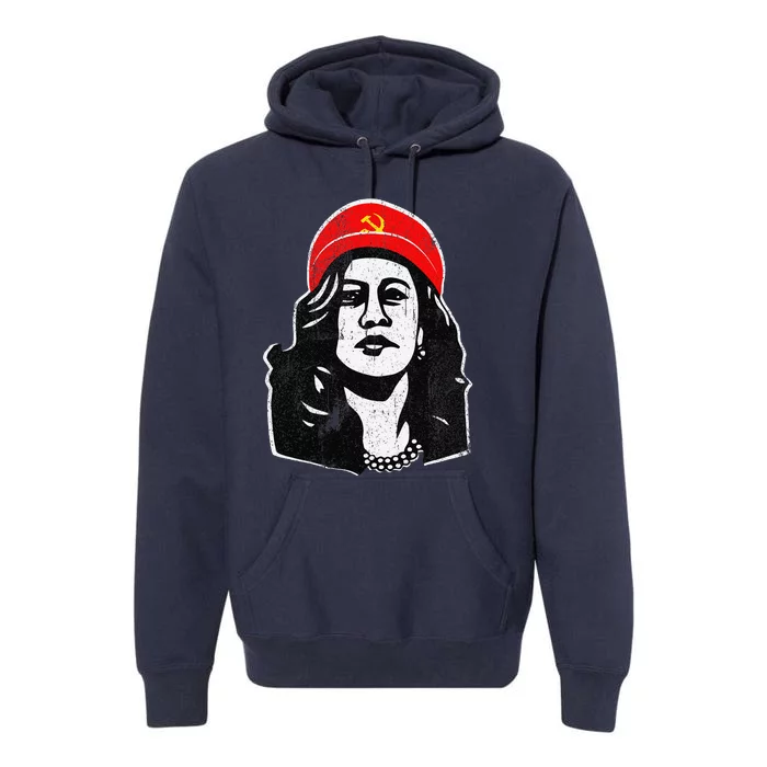 Communism Kamala Harris Sarcastic Kamunism Humor Premium Hoodie