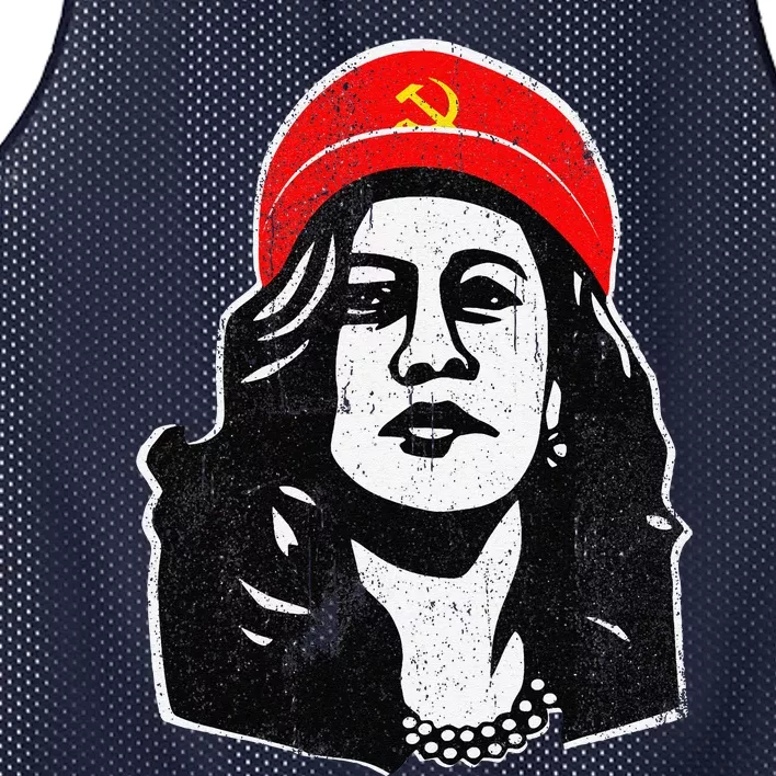 Communism Kamala Harris Sarcastic Kamunism Humor Mesh Reversible Basketball Jersey Tank