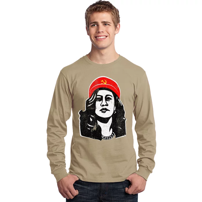 Communism Kamala Harris Sarcastic Kamunism Humor Long Sleeve Shirt