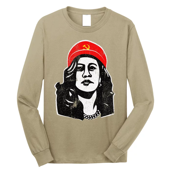 Communism Kamala Harris Sarcastic Kamunism Humor Long Sleeve Shirt