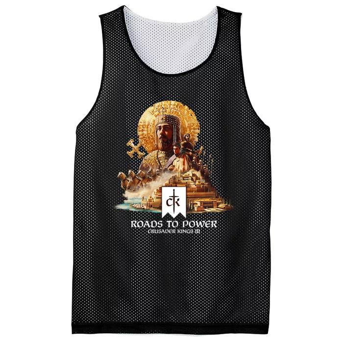 Crusader Kings Iii Roads To Power Mesh Reversible Basketball Jersey Tank