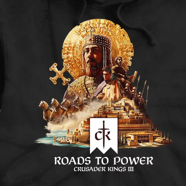 Crusader Kings Iii Roads To Power Tie Dye Hoodie