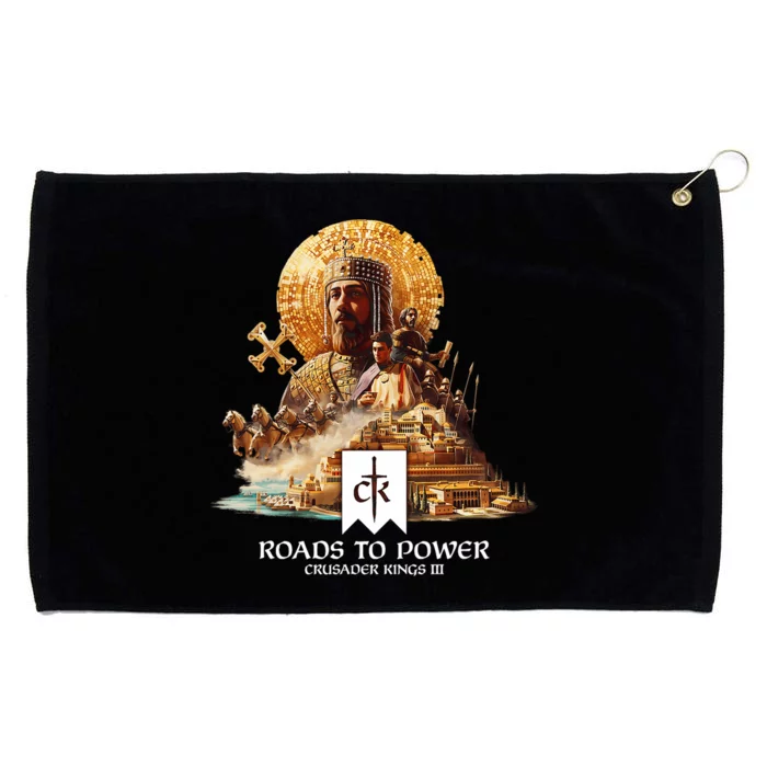 Crusader Kings Iii Roads To Power Grommeted Golf Towel