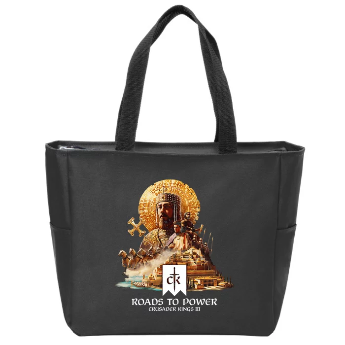 Crusader Kings Iii Roads To Power Zip Tote Bag