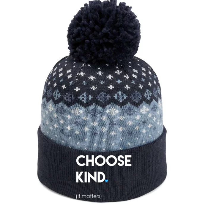 Choose Kind It Matters The Baniff Cuffed Pom Beanie