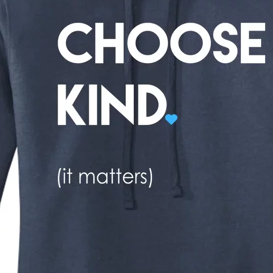 Choose Kind It Matters Women's Pullover Hoodie