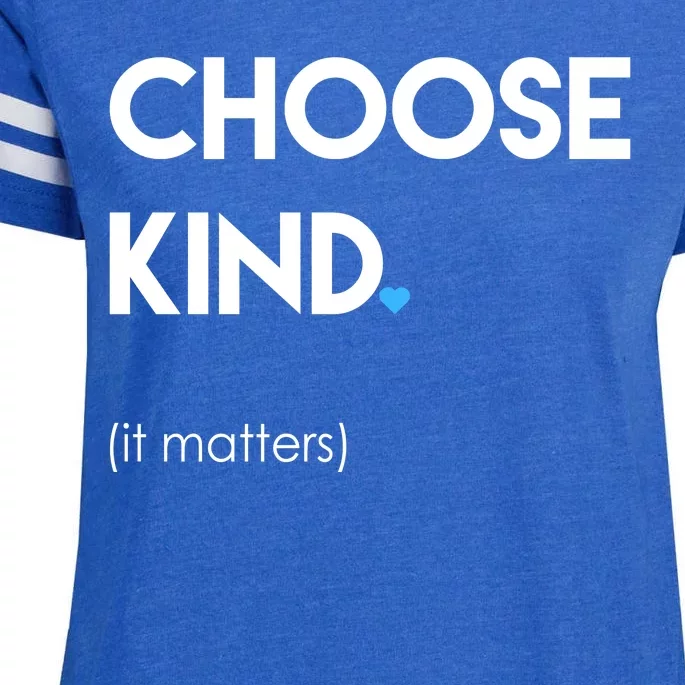 Choose Kind It Matters Enza Ladies Jersey Football T-Shirt