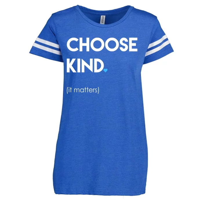 Choose Kind It Matters Enza Ladies Jersey Football T-Shirt