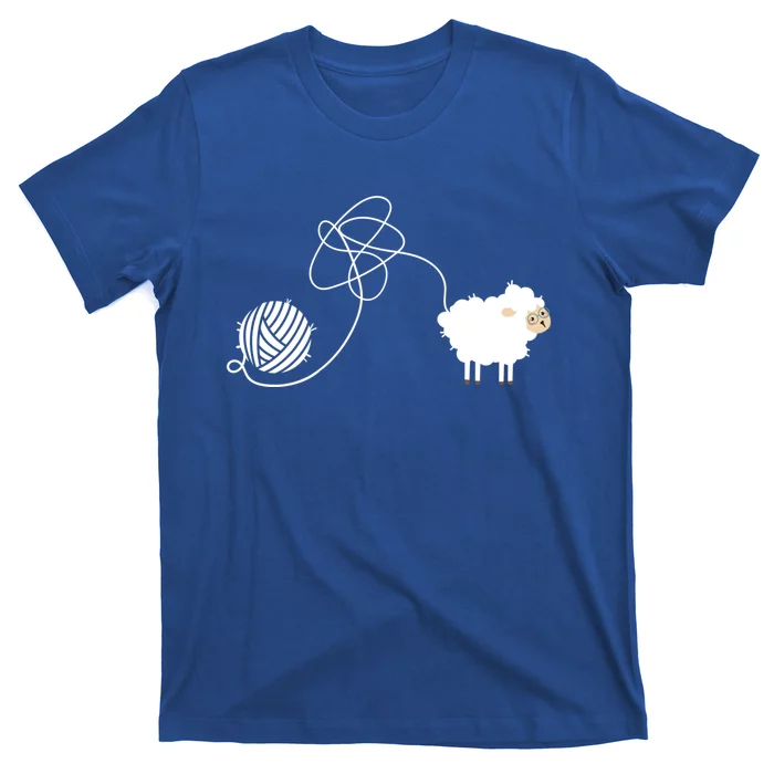 Crochet Knitter I Knitting Lover I Crocheting Sheep Great Gift T-Shirt