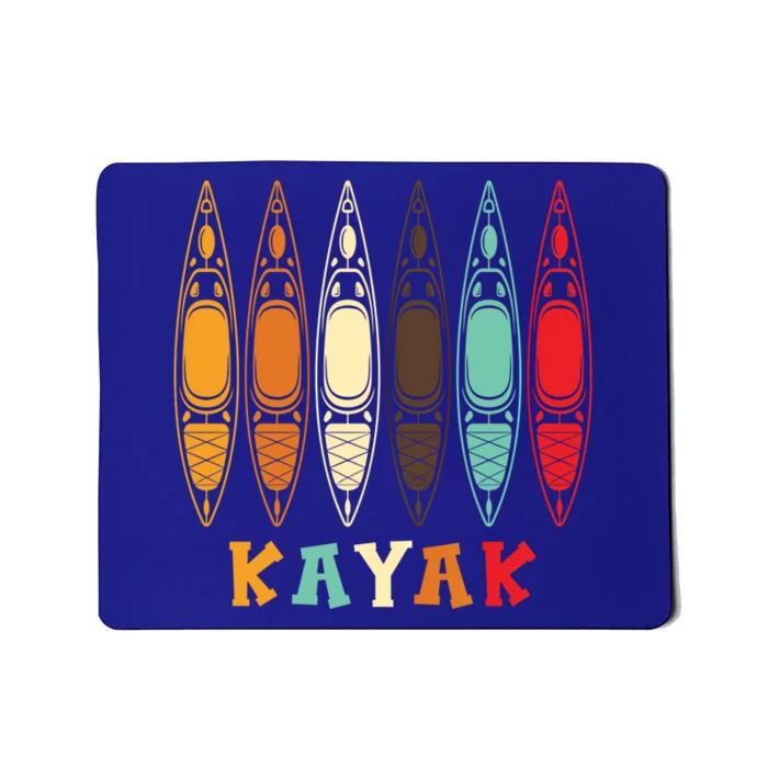 Colorful Kayak I Kayaking I Kayaker I Retro Kayak Gift Mousepad