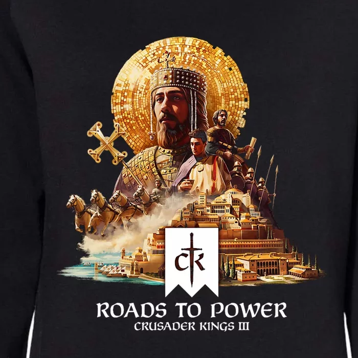 Crusader Kings Iii Roads To Power Womens California Wash Sweatshirt