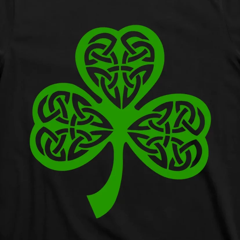 Celtic Knot Irish Shamrock Leaf Clover St Pats Day T-Shirt