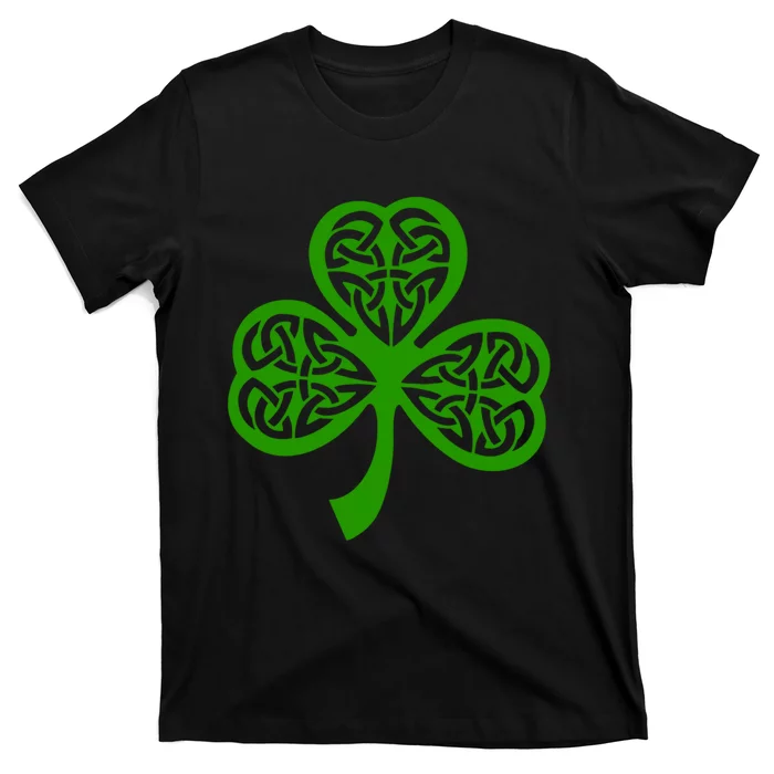 Celtic Knot Irish Shamrock Leaf Clover St Pats Day T-Shirt