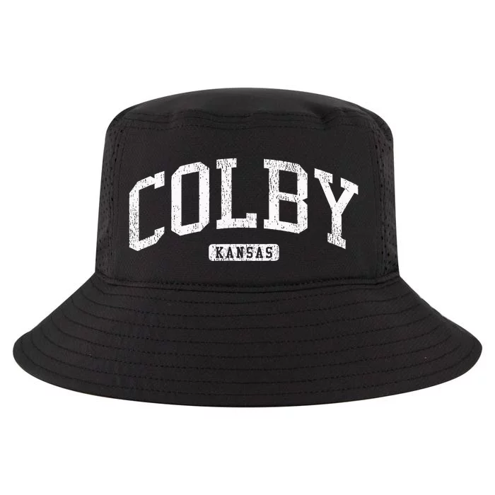 Colby Kansas Ks Js03 College University Style Cool Comfort Performance Bucket Hat