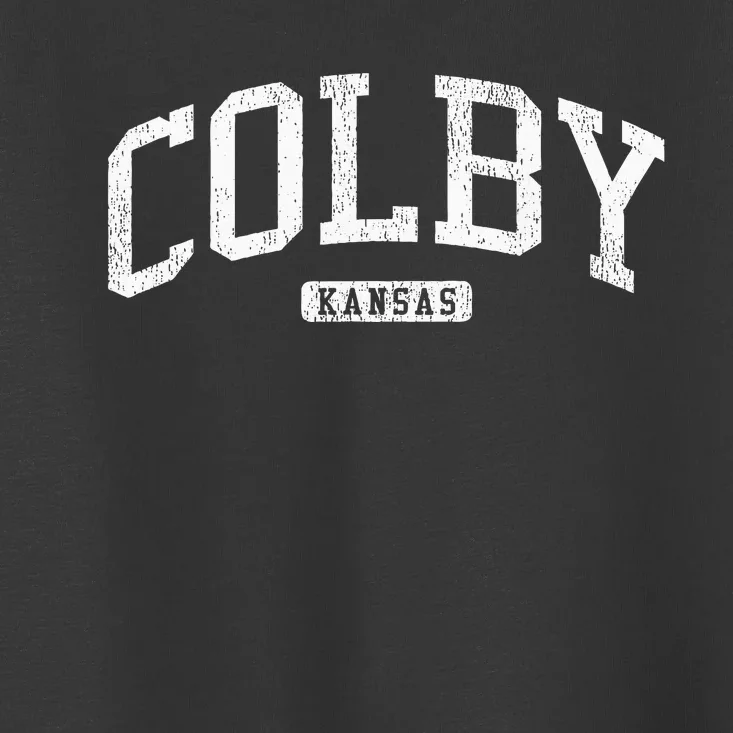 Colby Kansas Ks Js03 College University Style Toddler T-Shirt