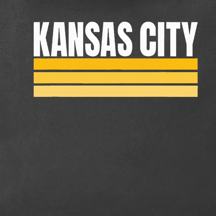 Cool Kc Kansas City Yellowwhite Striped Classic Kansas City Zip Tote Bag