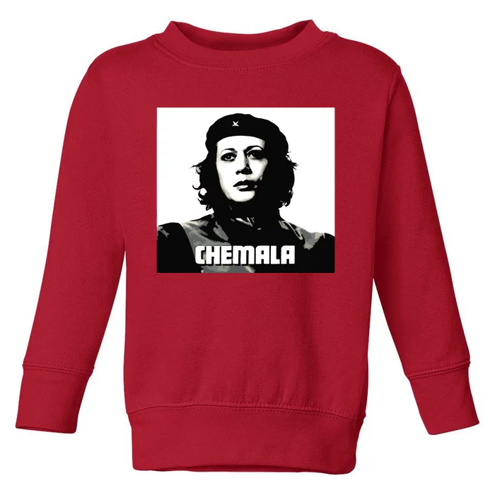 Chemala Kammunism Kamunism Komrade Comrade Kamala 2024 Toddler Sweatshirt