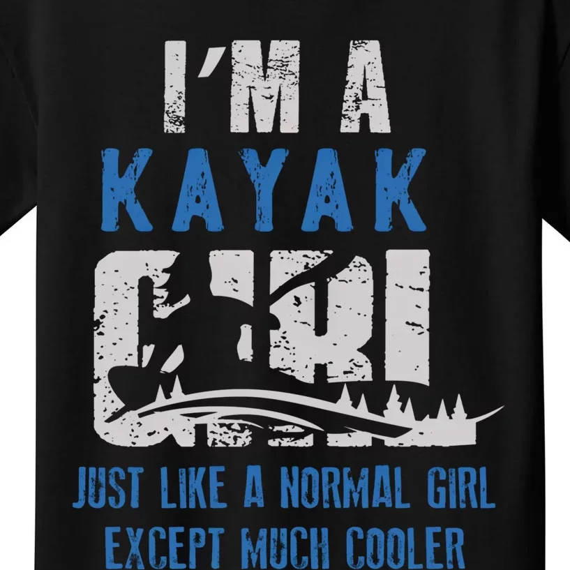 Cool Kayak Kayaking Boating Yak Water Sports Lover Gift Kids T-Shirt