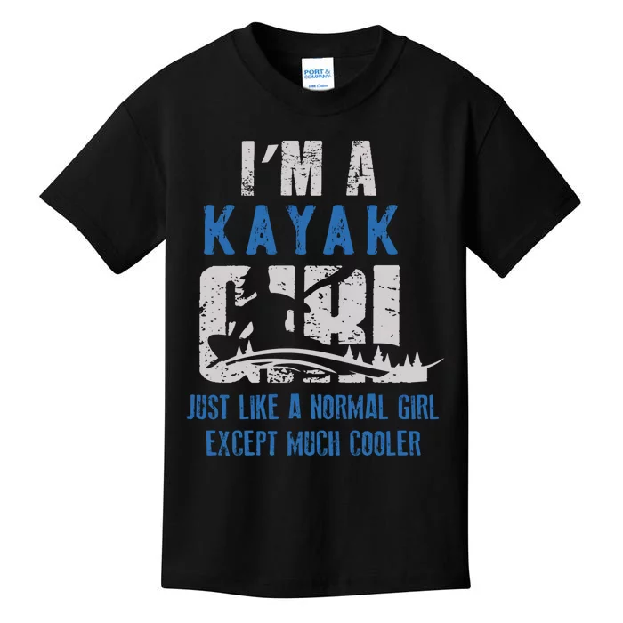 Cool Kayak Kayaking Boating Yak Water Sports Lover Gift Kids T-Shirt