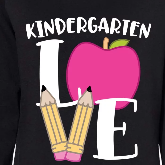 Cute Kindergarten Love Design For Kindergarten Teachers Cute Gift Womens California Wash Sweatshirt