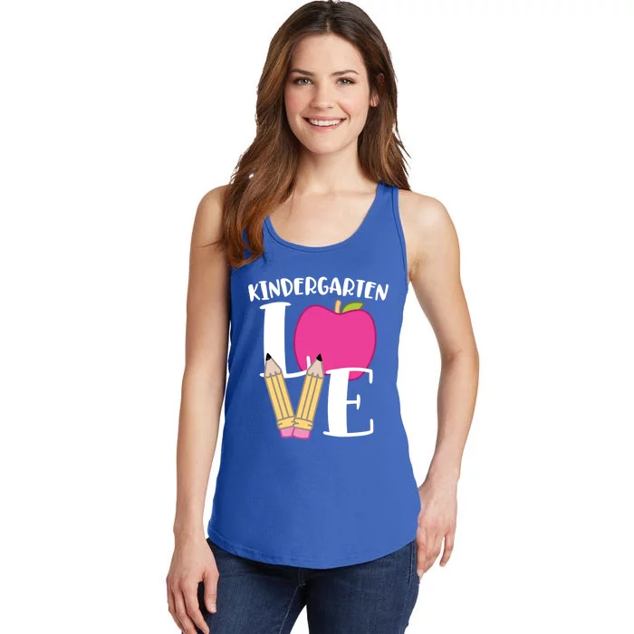 Cute Kindergarten Love Design For Kindergarten Teachers Cute Gift Ladies Essential Tank