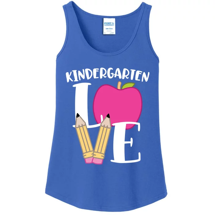 Cute Kindergarten Love Design For Kindergarten Teachers Cute Gift Ladies Essential Tank