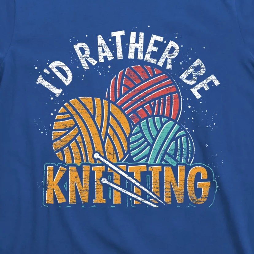 Crocheter Knitting Lover Knitter Crocheting Yarn Knitting Cool Gift T-Shirt