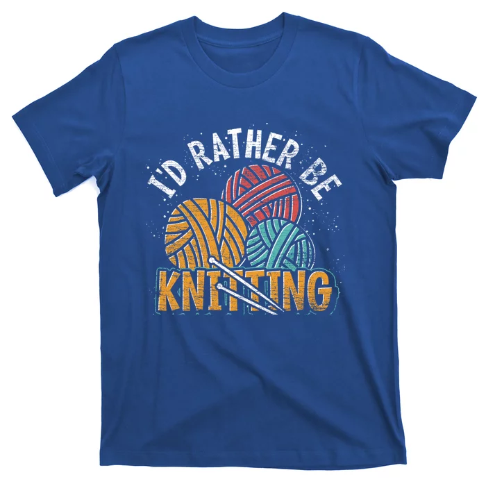 Crocheter Knitting Lover Knitter Crocheting Yarn Knitting Cool Gift T-Shirt