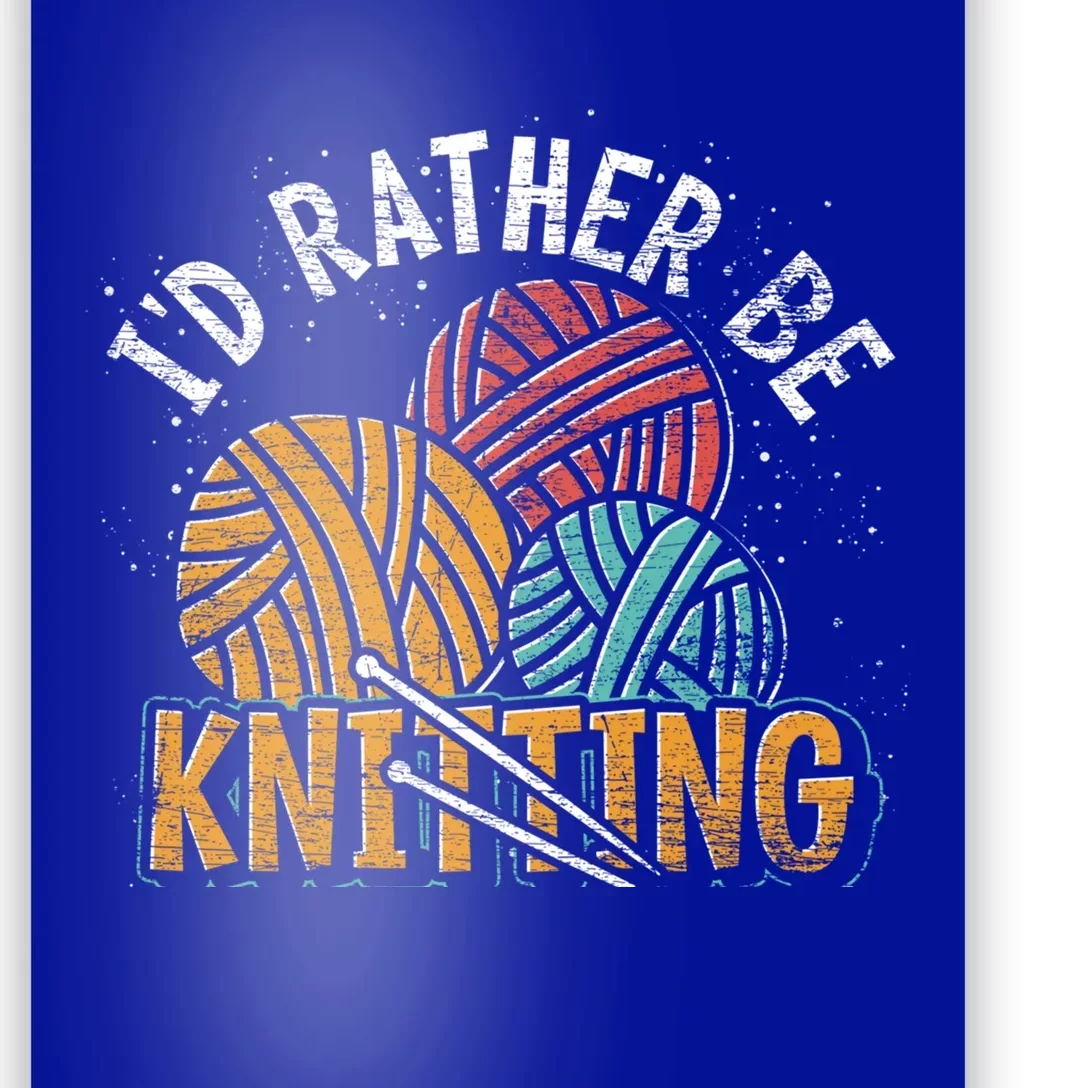 Crocheter Knitting Lover Knitter Crocheting Yarn Knitting Cool Gift Poster