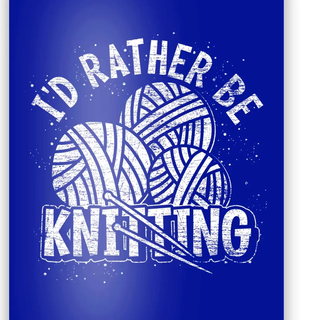 Crocheter Knitting Lover Knitter Crocheting Yarn Knitting Gift Poster