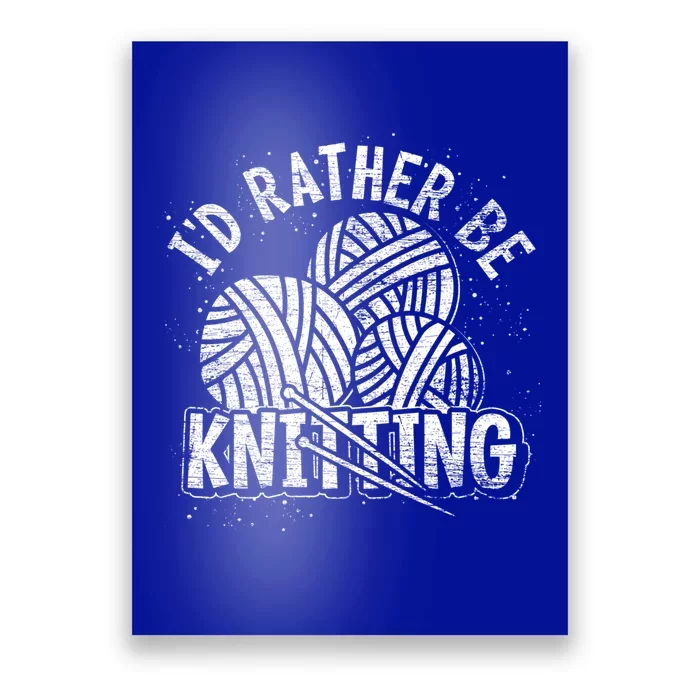 Crocheter Knitting Lover Knitter Crocheting Yarn Knitting Gift Poster