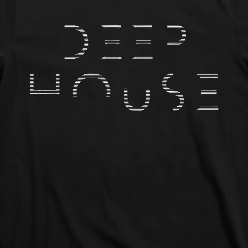 Deep House music art - minimalist design for DJ, raver EDM T-Shirt