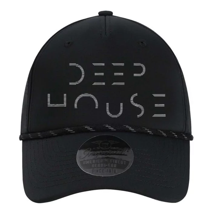 Deep House music art - minimalist design for DJ, raver EDM Performance The Dyno Cap