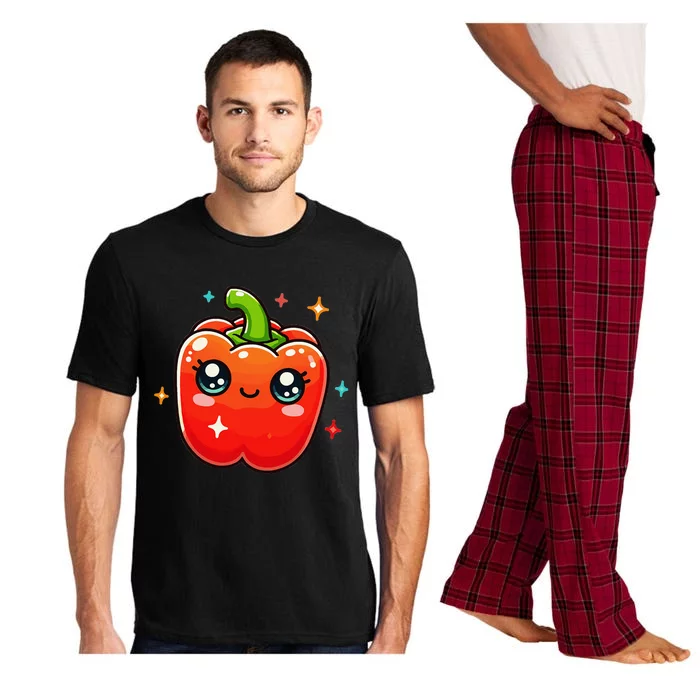 Cute Kawaii Lover Japanese Food Pepper Pajama Set