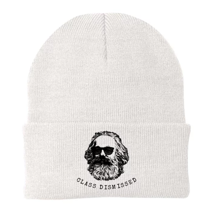 Cool Karl Marx Funny Socialism Class Dismissed Knit Cap Winter Beanie