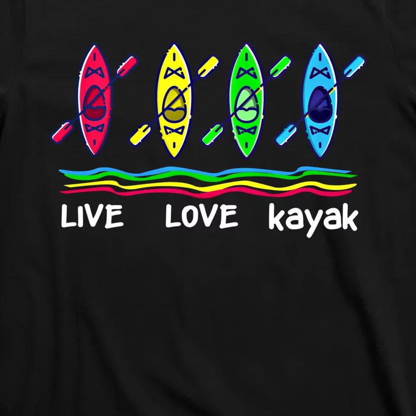 Cool Kayaks Meaningful Gift For Outdoor Funny Kayaking Boating Gift T-Shirt