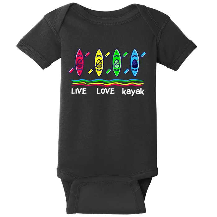 Cool Kayaks Meaningful Gift For Outdoor Funny Kayaking Boating Gift Baby Bodysuit